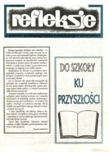 Refleksje : pismo pedagogiczne, edukacja, oświata. 1992 nr 5