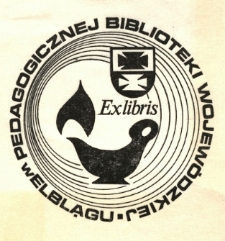 Ex libris Pedagogicznej Biblioteki Pedagogicznej w Elblągu
