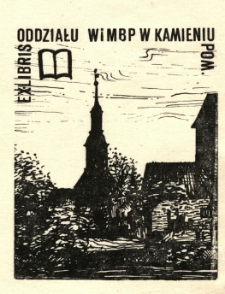 Ex libris Oddziału WiMBP w Kamieniu Pomorskim