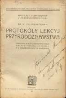 Protokóły lekcyj przyrodoznawstwa : odbytych w r. szkolnym 1919/20 w klasie trzeciej gimnazjum p. Kowalczykówny w Warszawie. Cz. 3