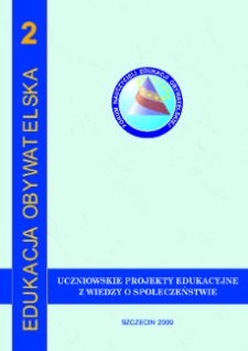 Uczniowskie projekty edukacyjne z wiedzy o społeczeństwie