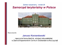 Samorząd terytorialny w Polsce : moduł 28