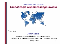 Globalizacja współczesnego świata : moduł 41