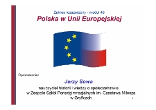 Polska w Unii Europejskiej : moduł 45