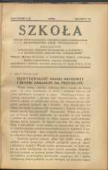 Szkoła. R. LX, 1929 z. 2