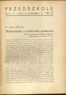 Przedszkole. R.2, 1934/5 nr 2