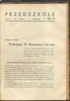 Przedszkole. R.3, 1935/6 nr 3