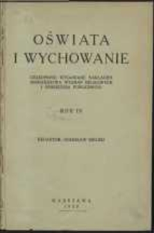 Oświata i Wychowanie. R.4, 1932 nr 2