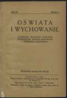 Oświata i Wychowanie. R.4, 1932 nr 6