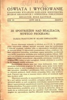 Oświata i Wychowanie. R.7, 1935 nr 2
