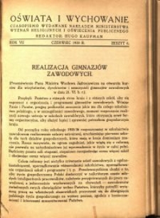 Oświata i Wychowanie. R.7, 1935 nr 6