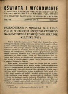 Oświata i Wychowanie. R.8, 1936 nr 6