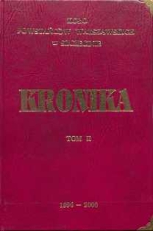 Kroniki Koła Powstańców Warszawskich w Szczecinie : 1996-2000. T. 2