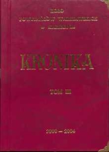 Kroniki Koła Powstańców Warszawskich w Szczecinie : 2000-2004. T. 3
