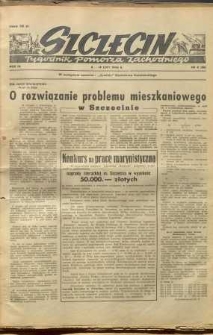 Szczecin. Tygodnik Pomorza Zachodniego. 1948 nr 6