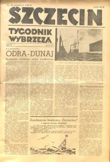 Szczecin. Tygodnik Pomorza Zachodniego. 1948 nr 23