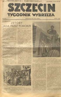 Szczecin. Tygodnik Pomorza Zachodniego. 1948 nr 29