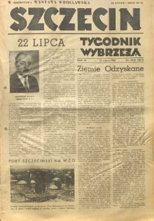 Szczecin. Tygodnik Pomorza Zachodniego. 1948 nr 30-31