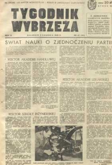 Szczecin. Tygodnik Pomorza Zachodniego. 1948 nr 47
