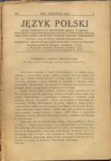 Język Polski. R. VII, 1922 nr 3