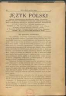 Język Polski. R. IX, 1924 nr 1