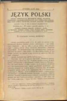 Język Polski. R. X, 1925 nr 1