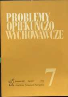 Problemy Opiekuńczo-Wychowawcze. 2017 nr 7