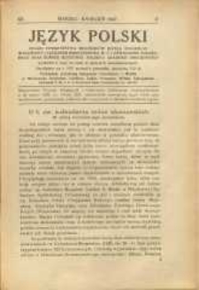 Język Polski. R. XII, 1927 nr 2