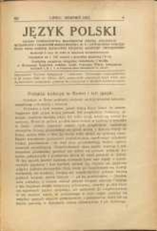 Język Polski. R. XII, 1927 nr 4