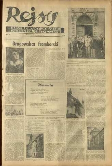 Rejsy. Ilustrowany dodatek Dziennika Bałtyckiego. 1948 nr 38