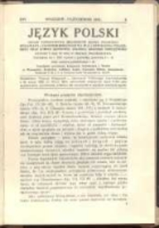 Język Polski. R. XVI, 1931 nr 5