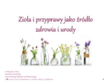 Zioła i przyprawy jako źródło zdrowia i urody. Tydzień mózgu w ZCDN-ie