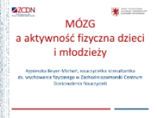 Mózg a aktywność fizyczna dzieci i młodzieży. Tydzień mózgu w ZCDN-ie