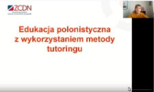 Edukacja polonistyczna z wykorzystaniem metody tutoringu