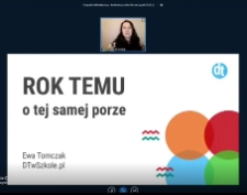 Rok temu o tej samej porze, czyli czego o przejściu na nauczanie zdalne dowiedzieliśmy się z projektu "Rethinking Education - Zmieniamy Edukację" - nagranie z konferencji