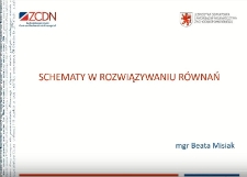 Schematy w rozwiązywaniu równań