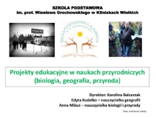 Projekty edukacyjne w naukach przyrodniczych (biologia, geografia, przyroda). Tydzień mózgu w ZCDN-ie