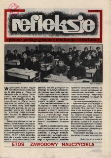Refleksje : pismo pedagogiczne, edukacja, oświata. 1991 nr 2