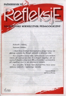 Refleksje : miesięcznik nauczycieli. 1997 nr 4