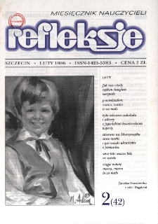 Refleksje : miesięcznik nauczycieli. 1996 nr 2