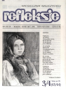 Refleksje : miesięcznik nauczycieli. 1996 nr 3-4