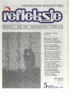 Refleksje : miesięcznik nauczycieli. 1996 nr 5