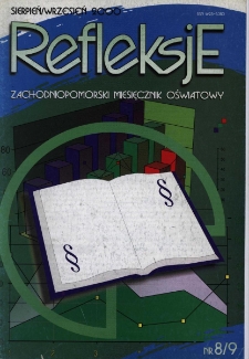 Refleksje : zachodniopomorski miesięcznik oświatowy. 2000 nr 8-9