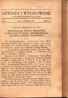 Oświata i Wychowanie. R.1, 1929 nr 3