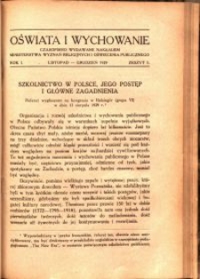 Oświata i Wychowanie. R.1, 1929 nr 5