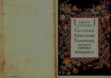 Pieśni ludowe : celtyckie, germańskie, romańskie