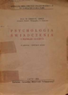 Psychologia świadczenia i problem sugestii