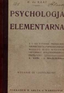 Psychologia elementarna