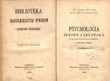 Psychologia idyoty i głuptaka