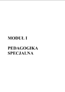 Pedagogika specjalna